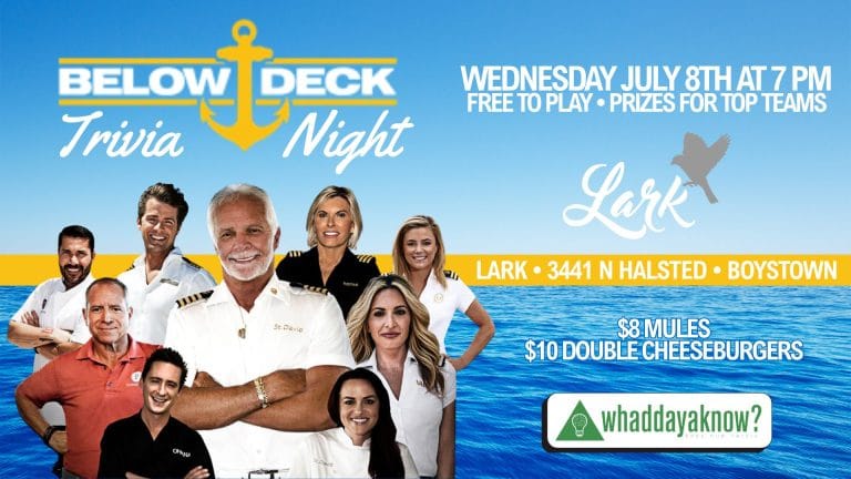 Whaddayaknow Trivia: Below Deck Theme Night 1